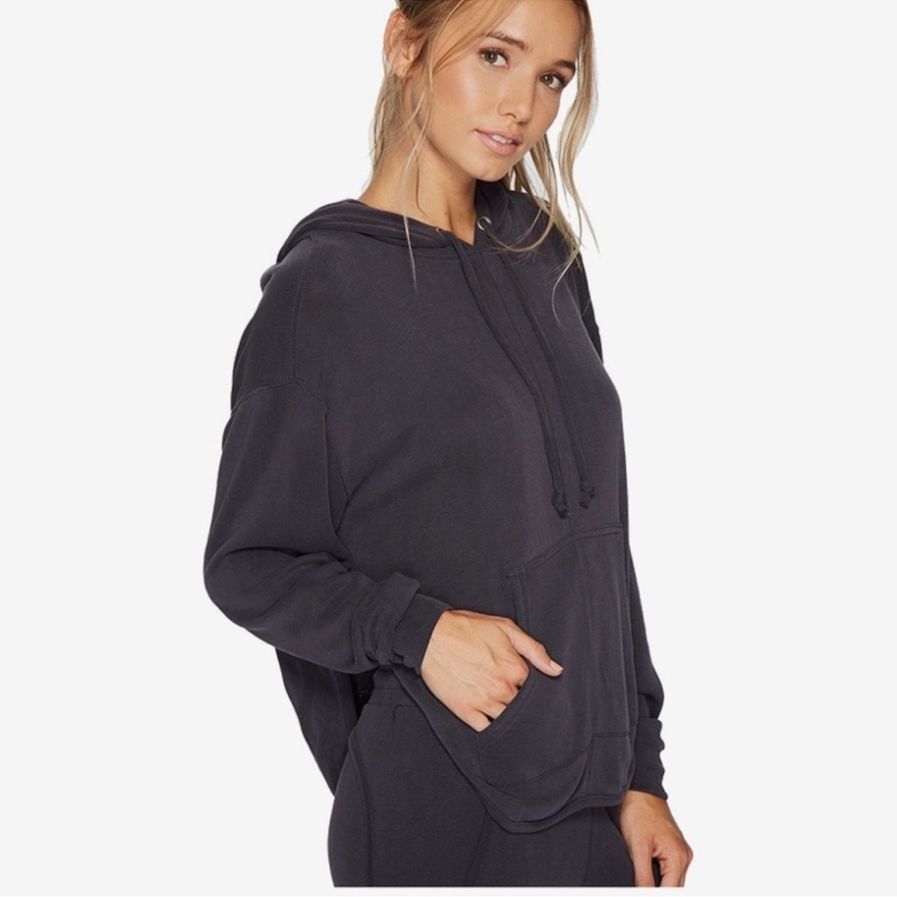 Free People Movement Back Into It Hoodie, NWOT, Navy Blue, XS - Picture 4 of 6